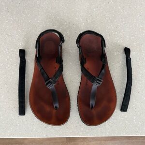 Shamma Elite Warriors Barefoot Sandals | Leather Footbed | Size 11